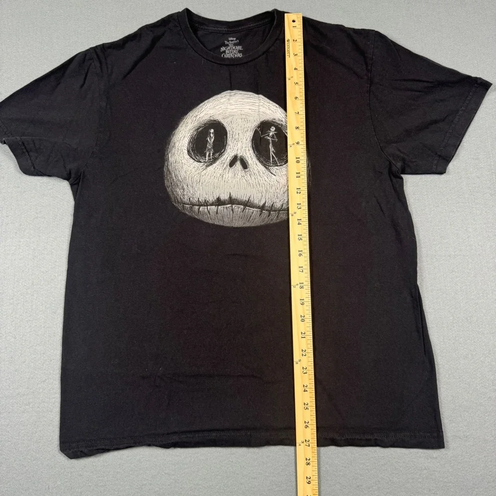 Disney Nightmare Before Christmas Jack Skellington Graphic Tee Gray‎ Mens Large